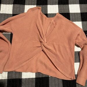 Hollister reversible twist sweater